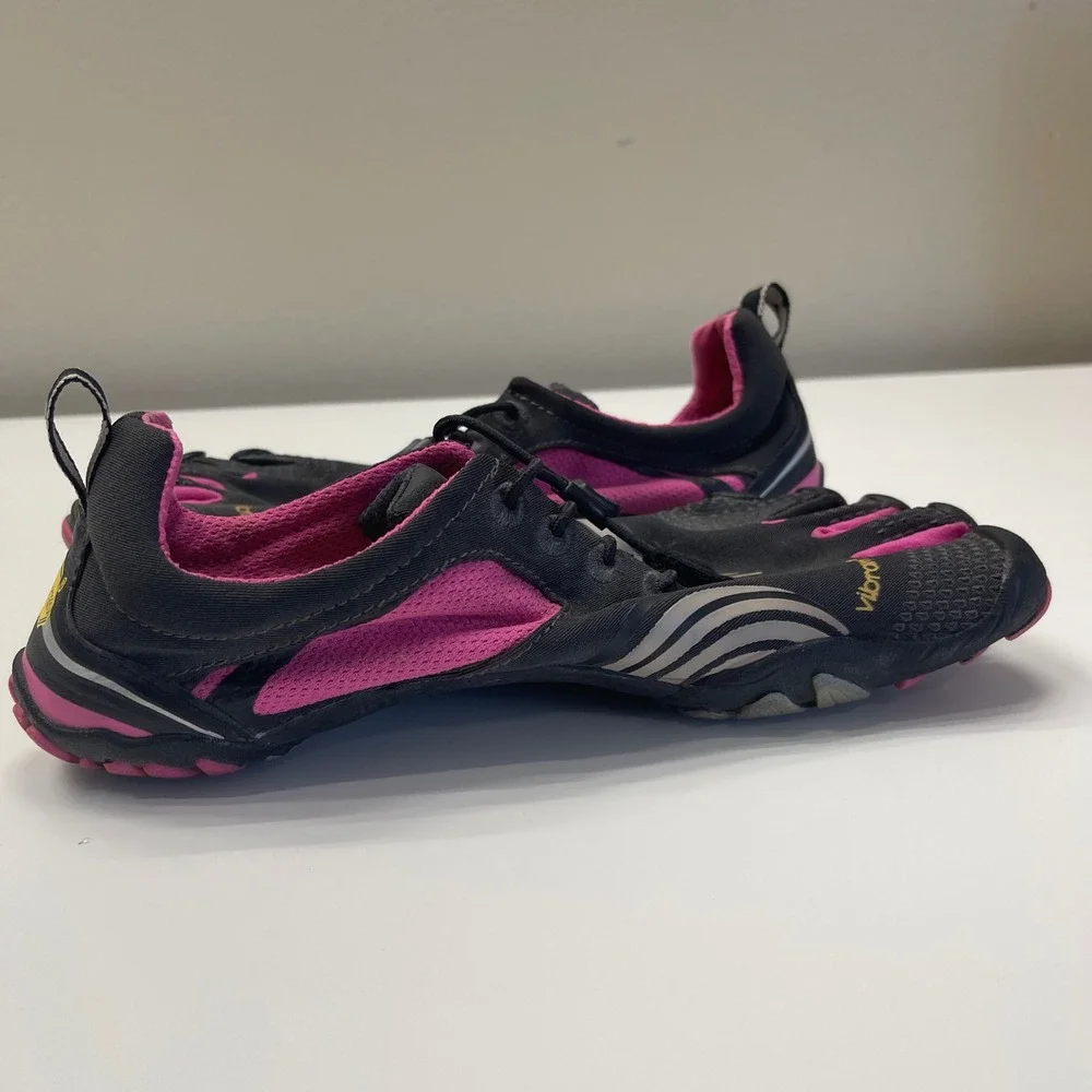 Vibram FiveFingers KMD Sport LS EVO Womens 38 7.5-8 Black Pink Shoes 14w3603